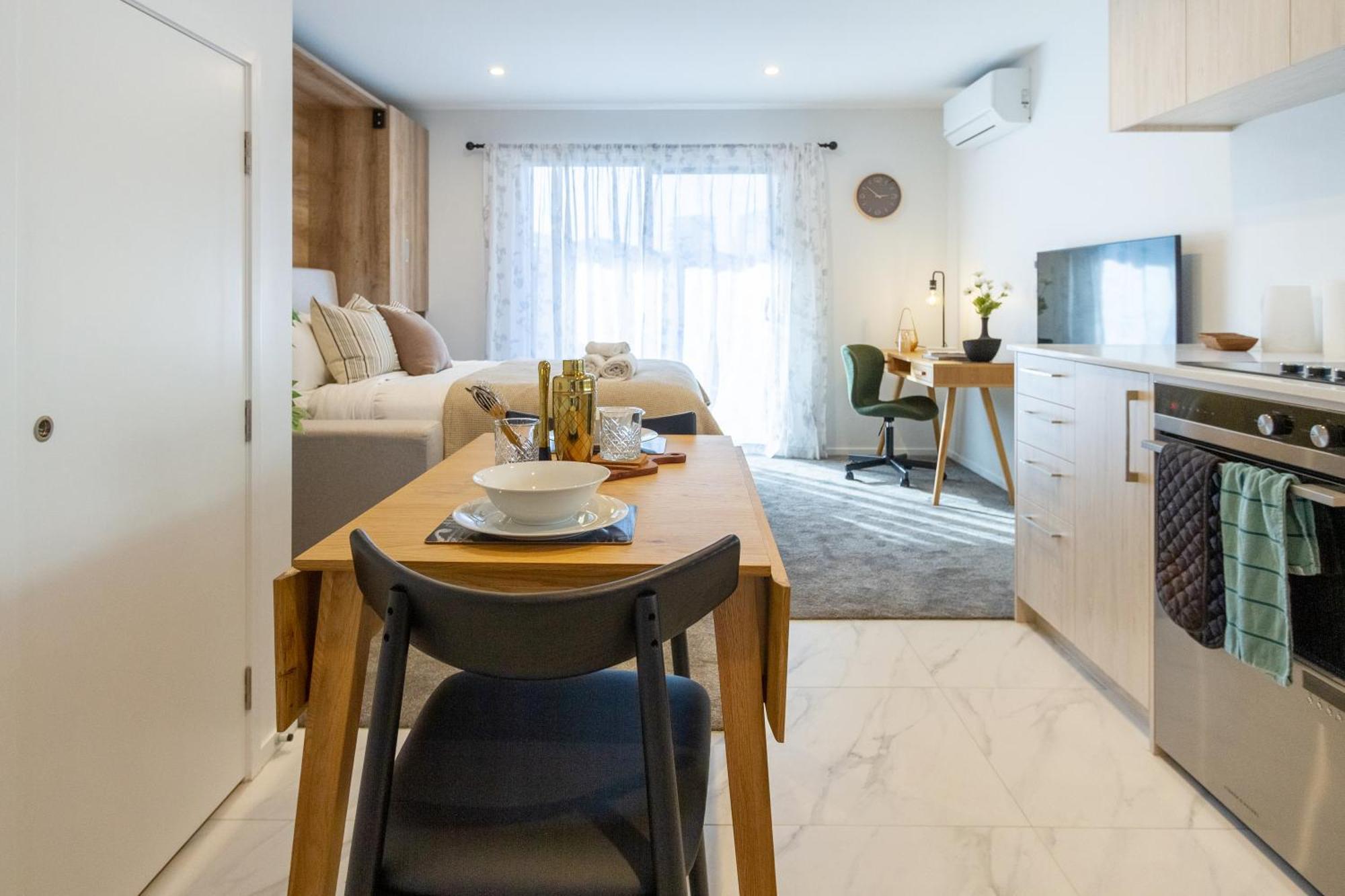 Charming Studio For 2 In The Central City Christchurch Buitenkant foto