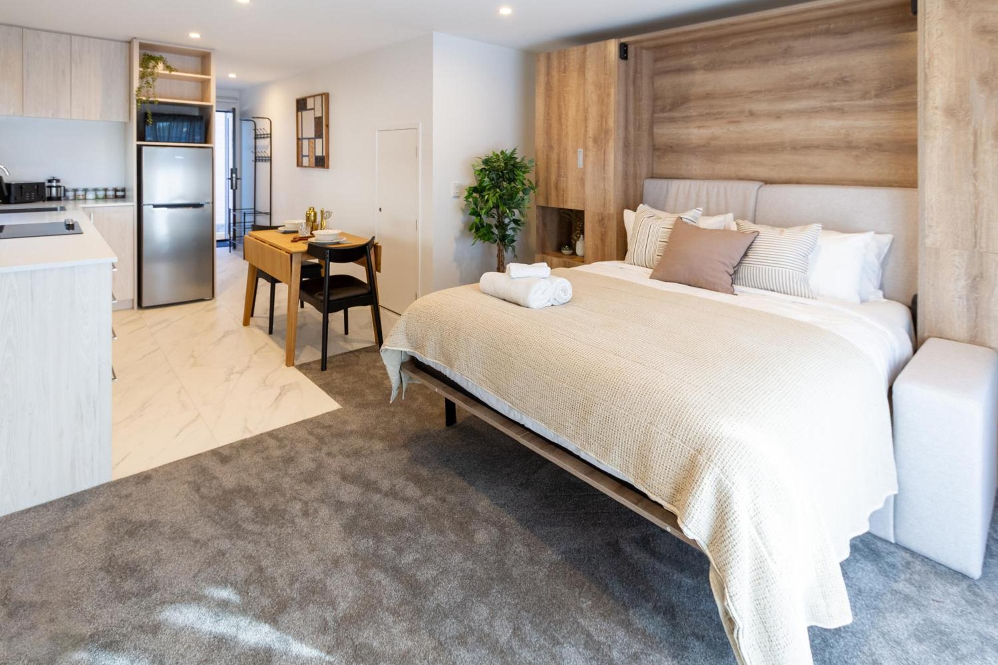 Charming Studio For 2 In The Central City Christchurch Buitenkant foto